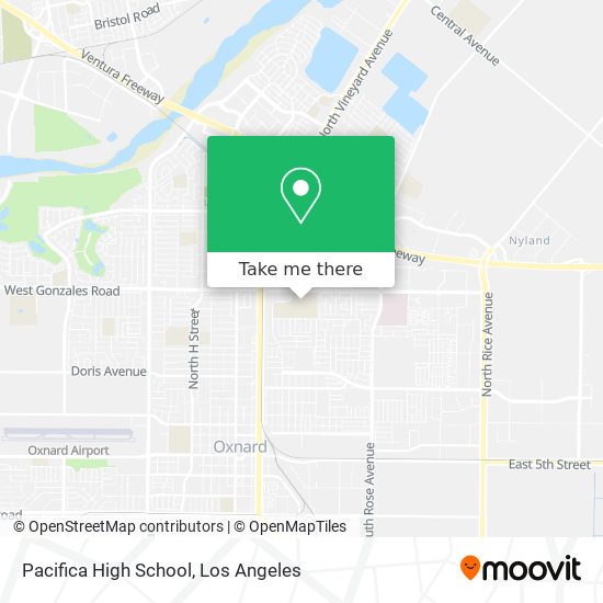 Mapa de Pacifica High School