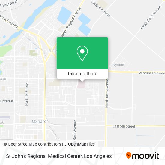 St John's Regional Medical Center map