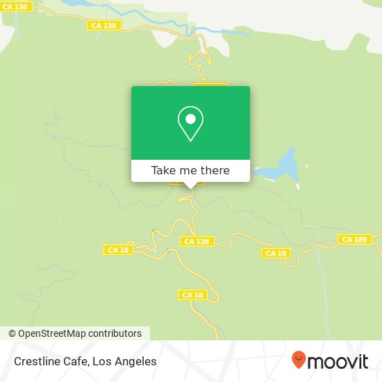 Crestline Cafe map