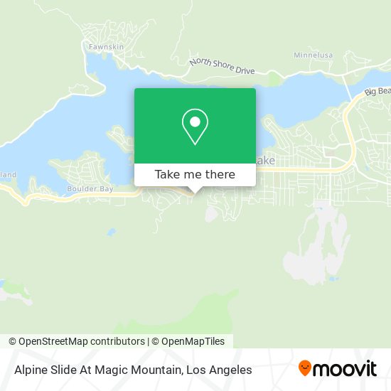 Mapa de Alpine Slide At Magic Mountain