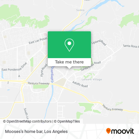 Mooses's home bar map