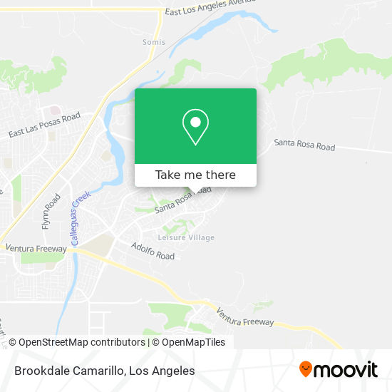 Brookdale Camarillo map