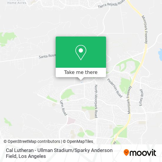 Mapa de Cal Lutheran - Ullman Stadium / Sparky Anderson Field
