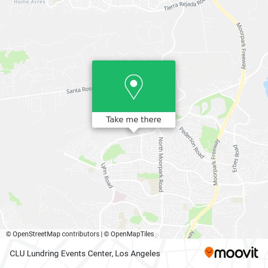 CLU Lundring Events Center map