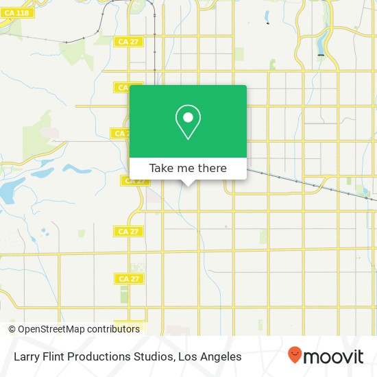 Mapa de Larry Flint Productions Studios