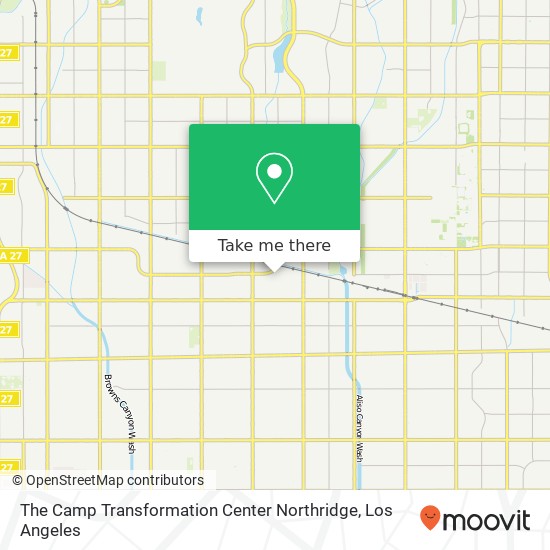 The Camp Transformation Center Northridge map