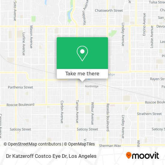 Mapa de Dr Katzeroff Costco Eye Dr