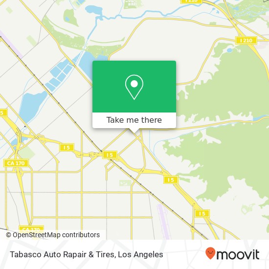 Mapa de Tabasco Auto Rapair & Tires
