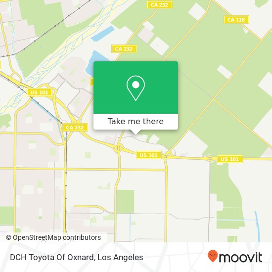 DCH Toyota Of Oxnard map