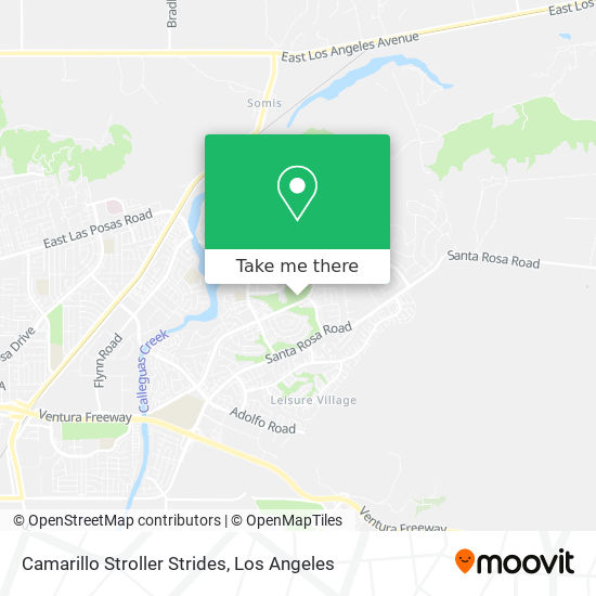 Camarillo Stroller Strides map