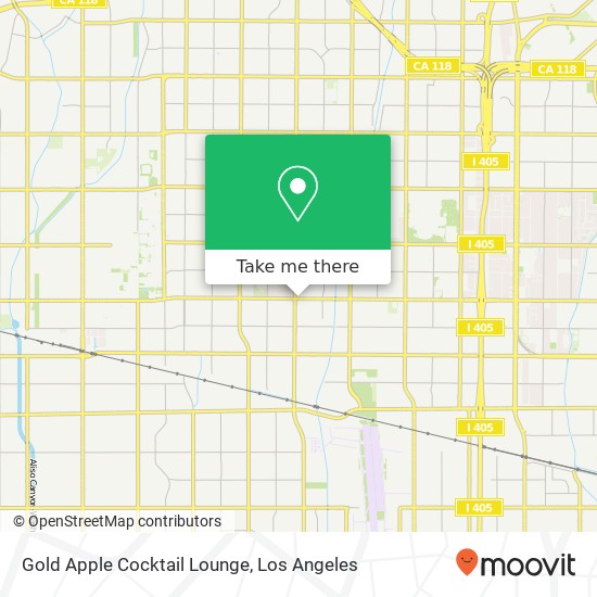 Mapa de Gold Apple Cocktail Lounge