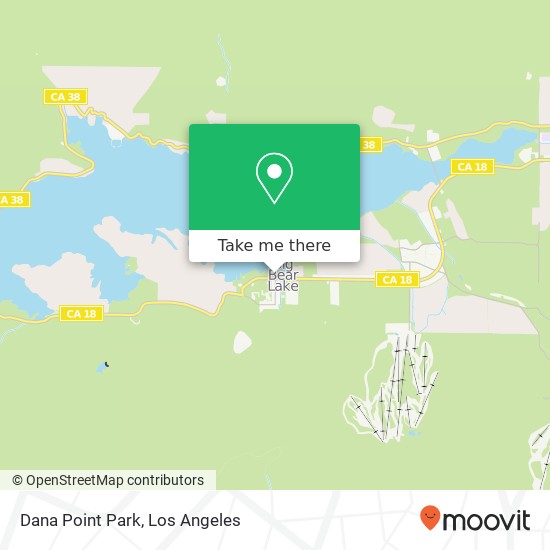 Dana Point Park map