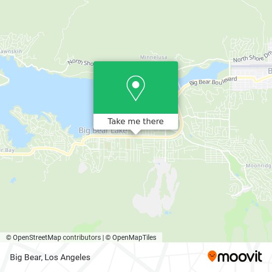 Big Bear map