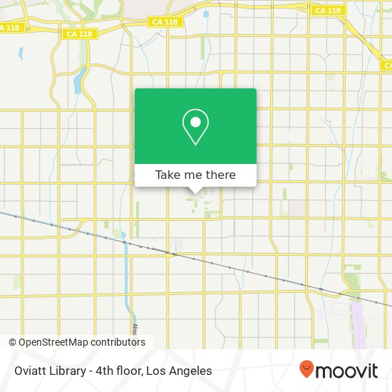 Oviatt Library - 4th floor map