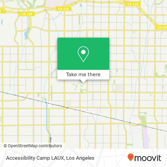 Mapa de Accessibility Camp LAUX
