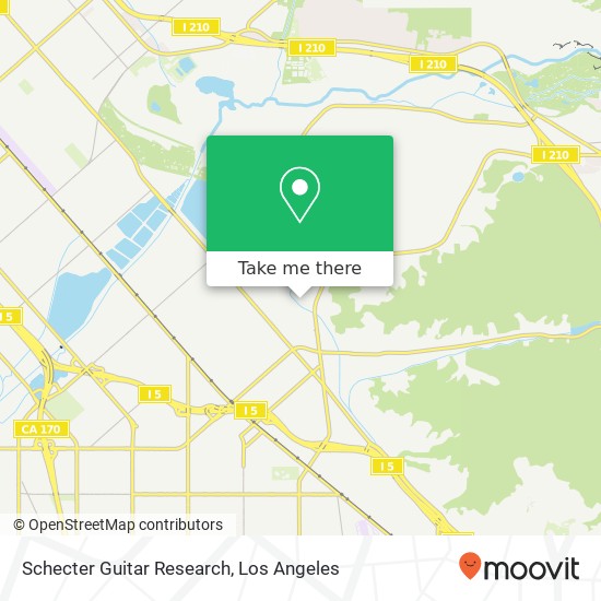 Schecter Guitar Research map