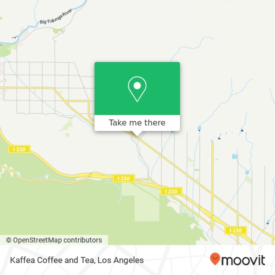 Mapa de Kaffea Coffee and Tea