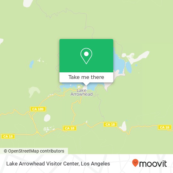 Lake Arrowhead Visitor Center map