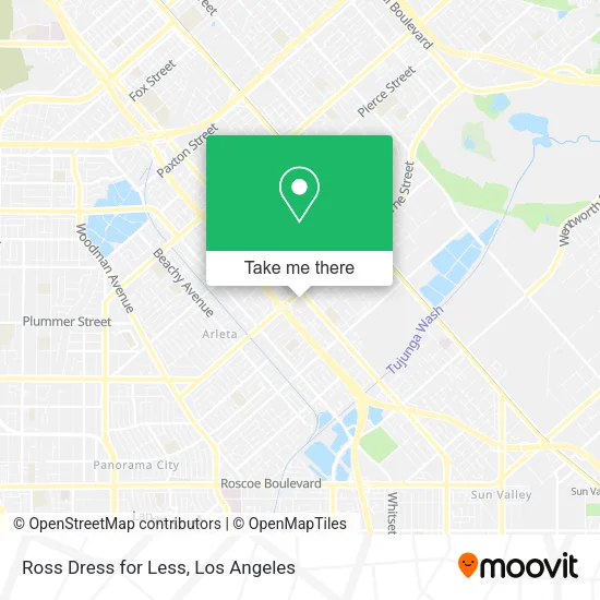 Mapa de Ross Dress for Less