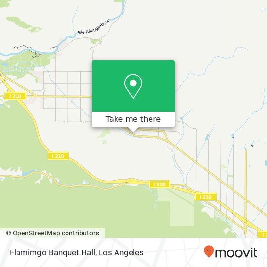Flamimgo Banquet Hall map
