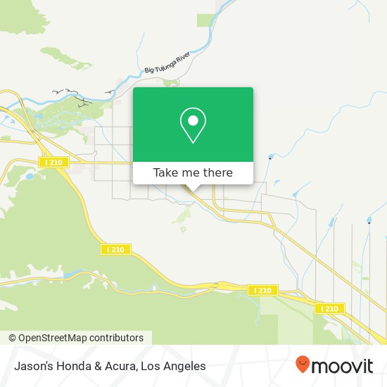 Mapa de Jason's Honda & Acura