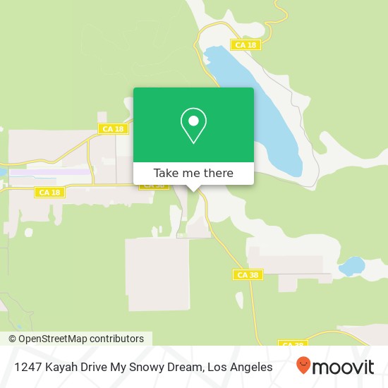 1247 Kayah Drive My Snowy Dream map