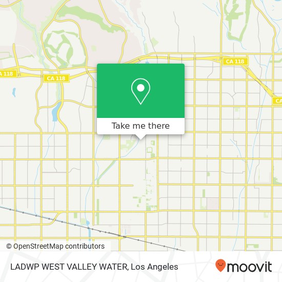 LADWP WEST VALLEY WATER map