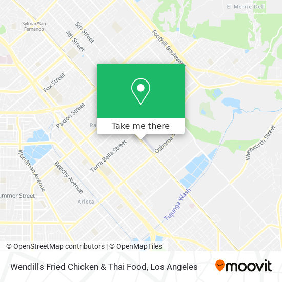 Wendill's Fried Chicken & Thai Food map