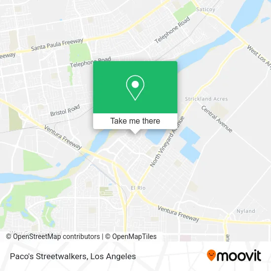 Paco's Streetwalkers map