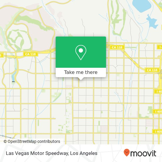 Las Vegas Motor Speedway map