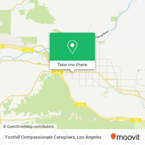 Foothill Compassionate Caregivers map