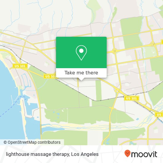 Mapa de lighthouse massage therapy