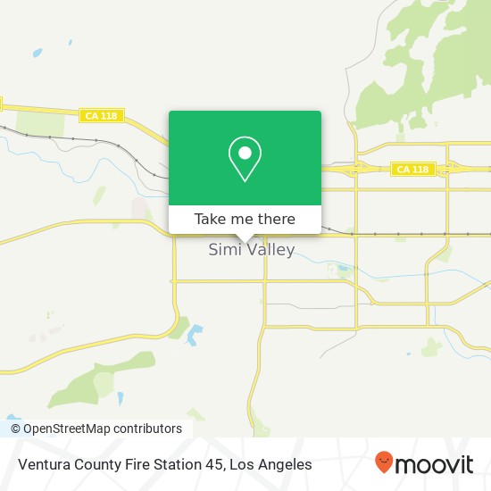 Ventura County Fire Station 45 map