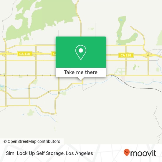 Simi Lock Up Self Storage map