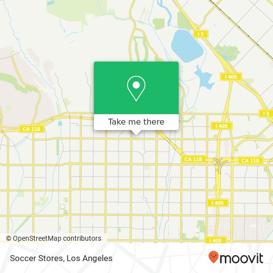 Soccer Stores map