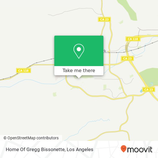 Home Of Gregg Bissonette map