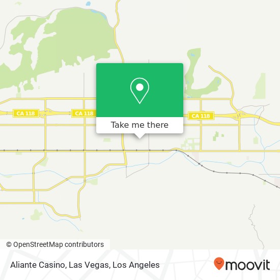 Mapa de Aliante Casino, Las Vegas