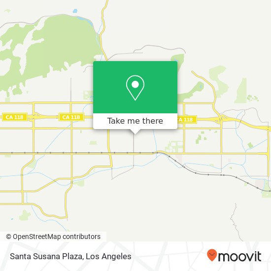 Santa Susana Plaza map