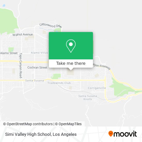 Mapa de Simi Valley High School