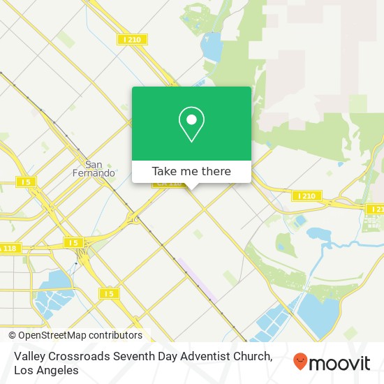 Mapa de Valley Crossroads Seventh Day Adventist Church