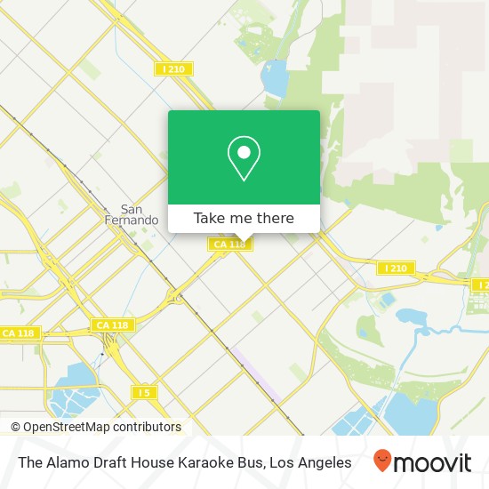 Mapa de The Alamo Draft House Karaoke Bus