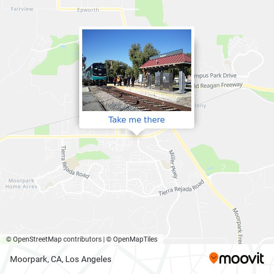 Moorpark, CA map