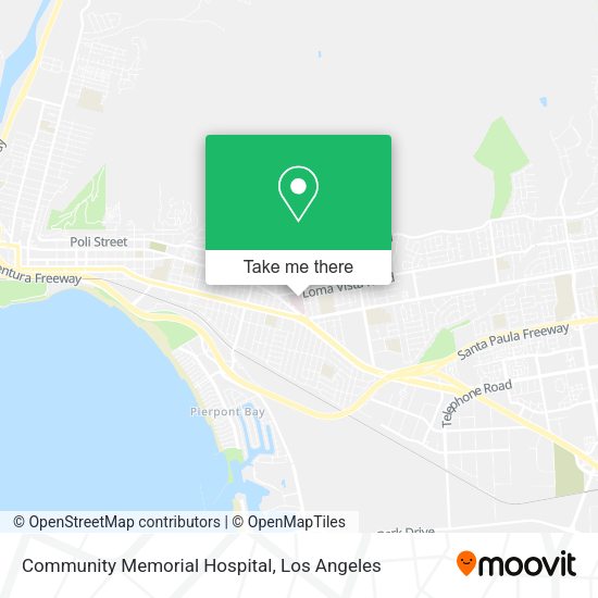 Community Memorial Hospital map