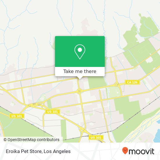 Eroika Pet Store map