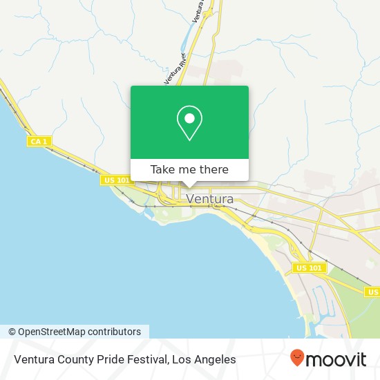 Mapa de Ventura County Pride Festival