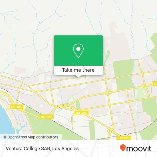 Mapa de Ventura College SAB