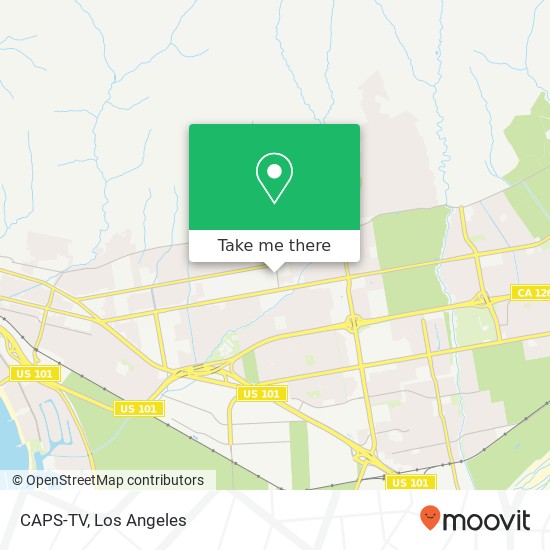 Mapa de CAPS-TV