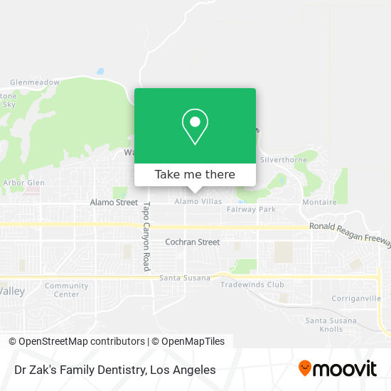 Mapa de Dr Zak's Family Dentistry