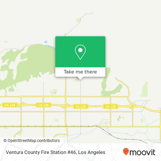 Ventura County Fire Station #46 map