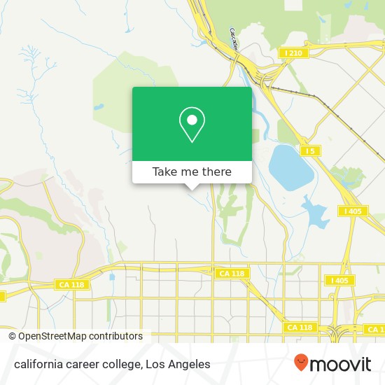 california career college map